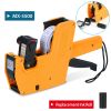 8 Digits Price Numerical Tag Gun Price Label Marker Tagger MX-5500 w/ Sticker Labels Refill Ink for Office Supermarket Retail Shop Grocery Store