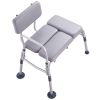 VEVOR Tub Transfer Bench for Bathtub 500lbs, Shower Seats for Adults, Lightweight Shower Bench for Elderly and Disabled with Padded Seat