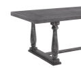 Bernard Weathered Gray Oak Finish Dining Table
