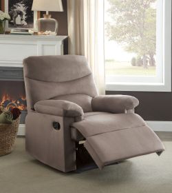 Arcadia Light Brown Woven Fabric Motion Recliner