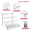 2 Pack 4 Tiered Acrylic Riser Display Shelf Display Stands For Products Clear Figure Display Shelf for Pops Action Figure Collectibles Souvenir Desser