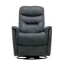 Wallace & Bay Korka Gray Swivel Gliding Recliner