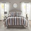 4PC Faux Fur Comforter Set