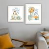 Trendy Decor 4U 2- Piece Vignette I Love Fall Most of All White Framed Wall Art for Living Room, Bedroom Wall Art Print for Home Decor by Deb Strain