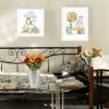 Trendy Decor 4U 2- Piece Vignette I Love Fall Most of All White Framed Wall Art for Living Room, Bedroom Wall Art Print for Home Decor by Deb Strain
