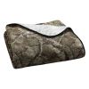 Realtree APX Silk Touch Sherpa Throw Blanket 60X80