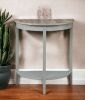 ACME Justino Console Table in Gray Oak & Gray 90161