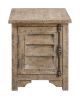 Wallace & Bay Ludin Taupe Chair Side Table