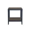 Wallace & Bay Drake Brown End Table