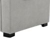 Modern Chenille Oversized Armchair, Accent Chair, Single Sofa for Bedroom, Living Room,44.5" Wide, Light Grey