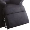 Arcadia Black Woven Fabric Motion Recliner
