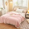 SOGA 2X Throw Blanket Pink