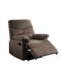 Arcadia Light Brown Woven Fabric Motion Recliner