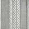 Cotton Printed Shower Curtain with Chenille