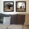 Trendy Decor 4U 2- Piece Vignette Headin' Home, Miller's Creek Bridge Black Framed Wall Art for Living Room