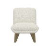 Wallace & Bay Emerse White Armless Accent Chair