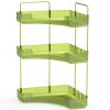 Bathroom Countertop Organizer 3 Tier Corner Makeup Storage Shelf Vanity Cosmetic Perfume Tray Clear Corner Rack for Bedroom Bathroom Kitchen