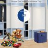 iMounTEK 4 Pack Foldable Storage Cube Bins Cloths Closet Space Organizer Basket Shelves Box for Clothes Toys Books Cabinet