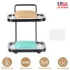 Soap Dish Soap Bar Holder Square Soap Rack Wall Mounted S Bar Shower Bathroom Self with 2 Hooks Clear Trays
