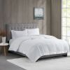 Lightweight Down Alternative Blanket with Satin Trim
