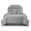 Embroidered 8 Piece Comforter Set