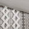 Cotton Printed Duvet Cover Set with Chenille