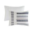 3 Piece Cotton Printed Duvet Cover Set w/ trims