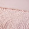 Embroidered Medallion Faux Fur Ultra Plush Comforter Mini Set